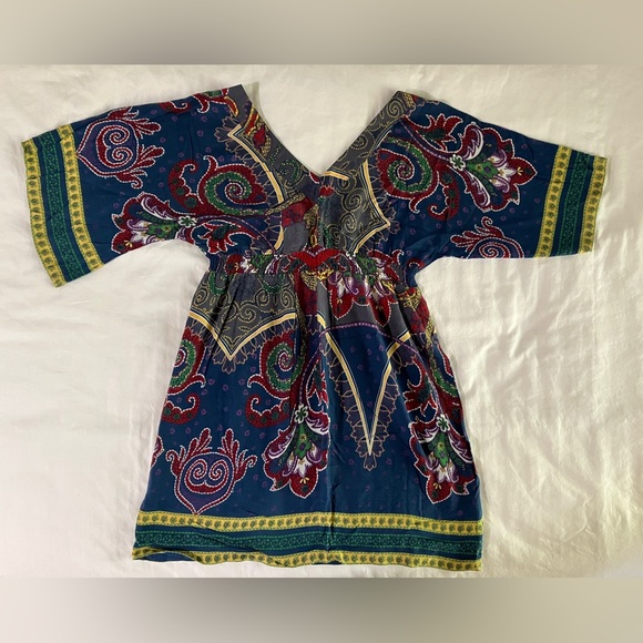 Baby Doll Print Dress V Neck Forever 21 - Picture 5 of 8